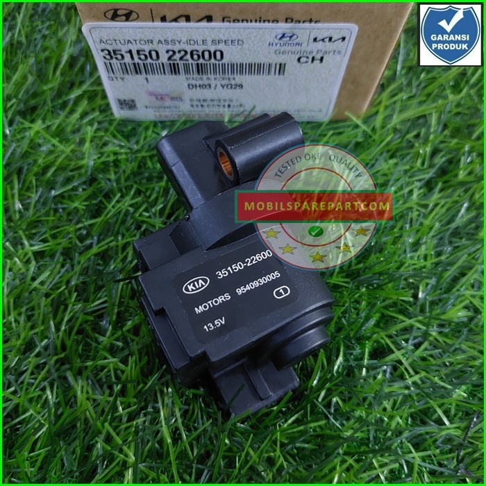 SENSOR ISC IDLE SPEED ACTUATOR ASSY HYUNDAI AVEGA VERNA GETZ 1.3 EXCEL 2  35150-22600