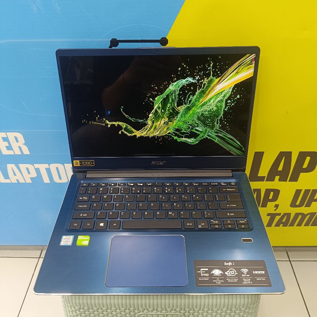 LAPTOP ACER SWIFT 3 INTEL CORE I5-8265U RAM 8 GB SSD 256 GB MX150
