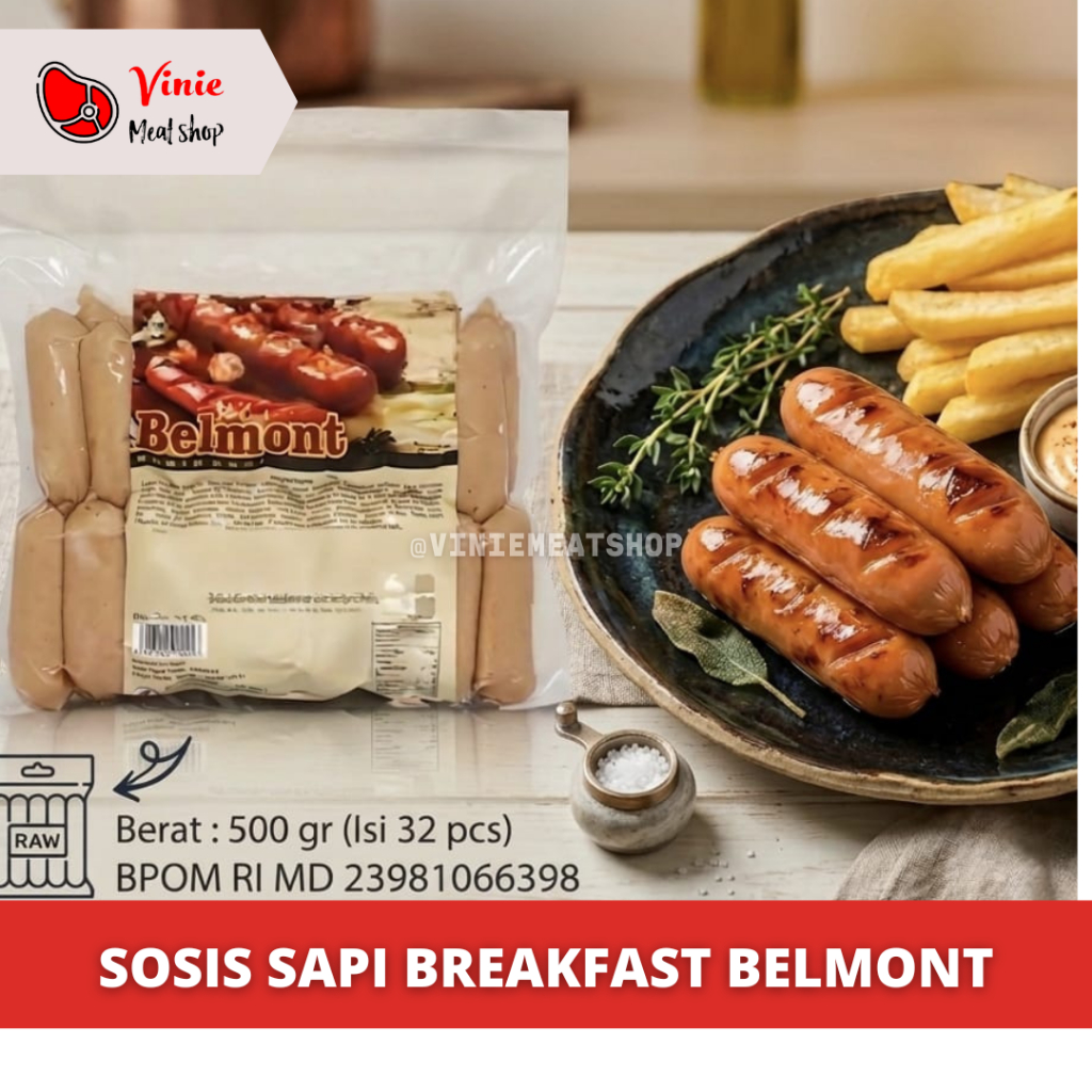 Sosis Sapi Breakfast Belmont Murah
