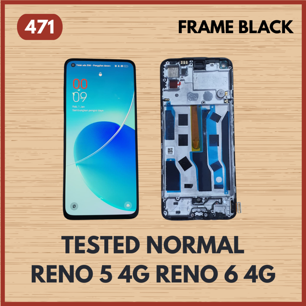 LCD FRAME AMOLED OPPO RENO 5 4G / RENO 6 4G ORIGINAL COPOTAN