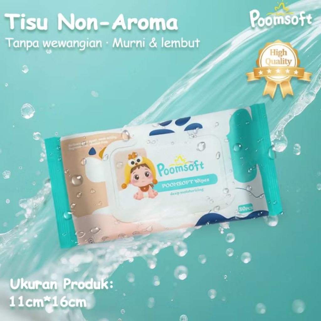 Poomsoft Tisu basah bayi non alkohol
