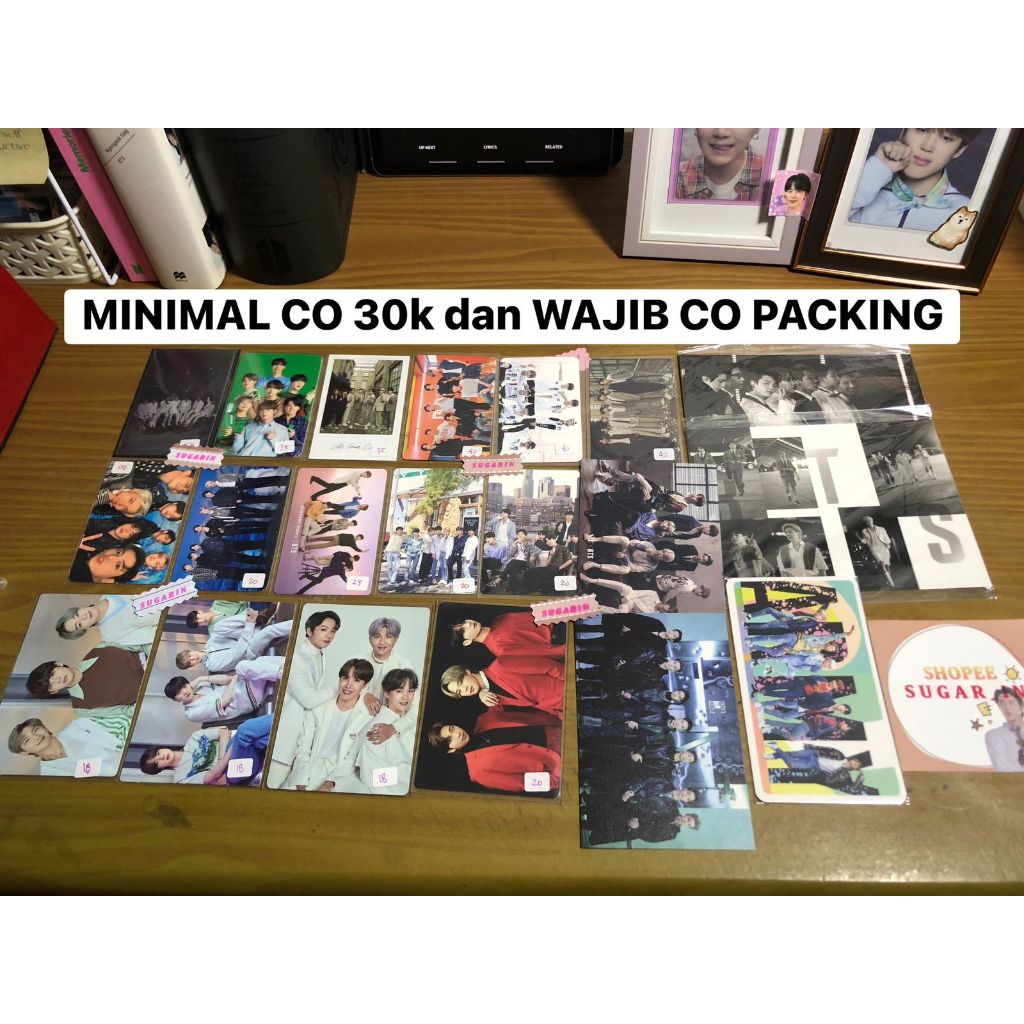 [READY STOCK] PHOTOCARD PC MPC POSCA UNIT/GRUP BTS OFFICIAL YNWA BUTTER MOTS7 SAMSUNG BE THE FACT WI