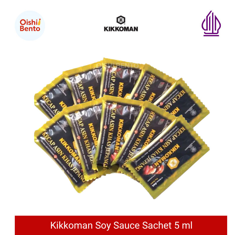 Kikkoman Soy Sauce Sachet 5 ml | Halal