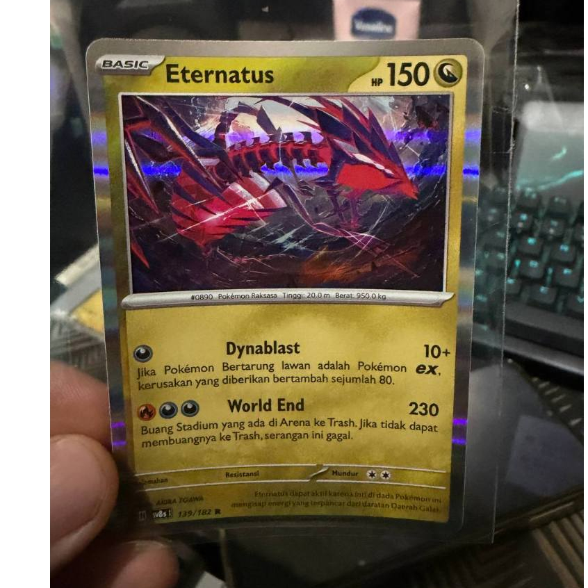 Kartu Pokemon TCG Indo - Eternatus sv8s | 139/182 R