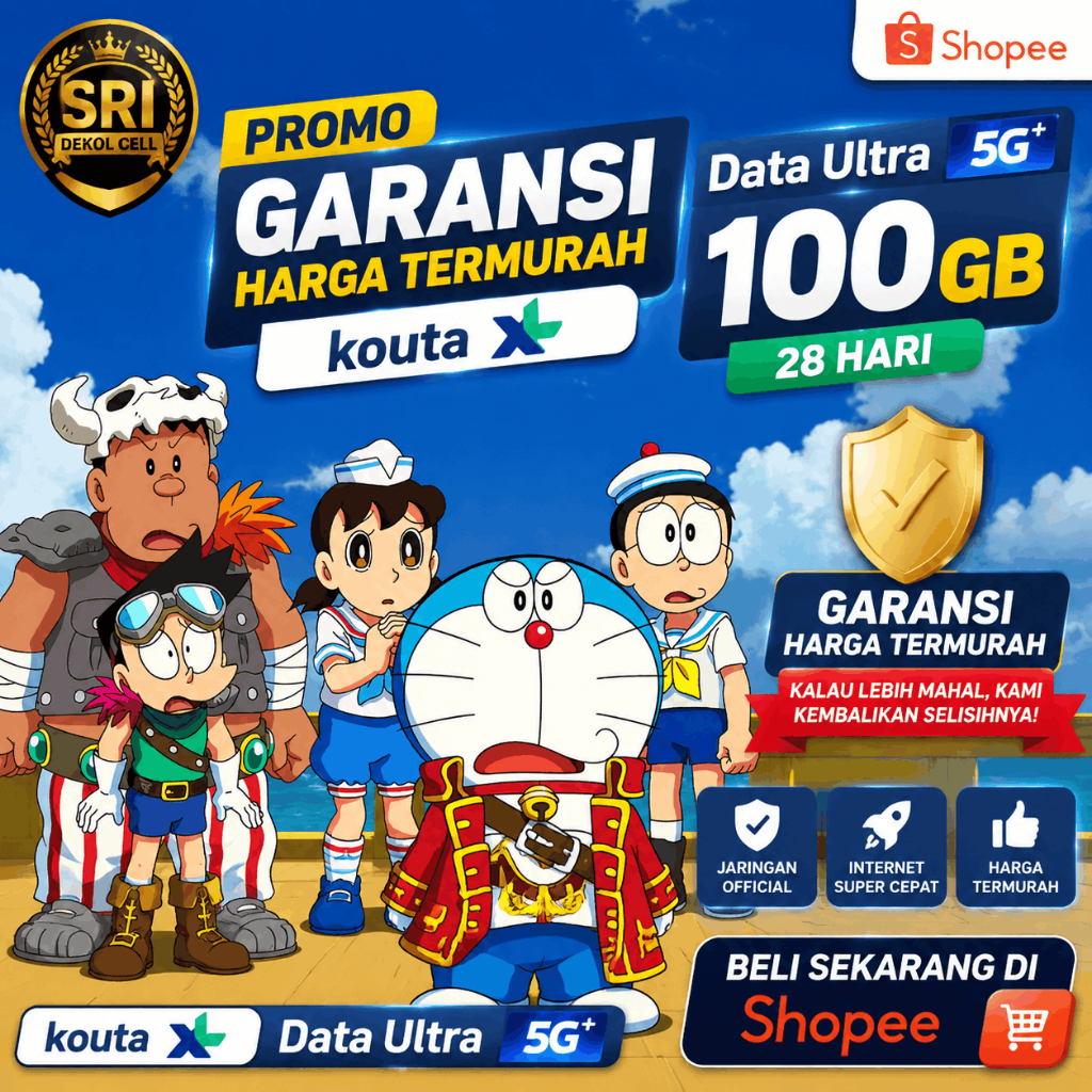 ISI ULANG KOUTA | XL Data 5G+ 100GB 28 Hari – Harga Murah & Bisa Dipakai Nonstop KUOTA