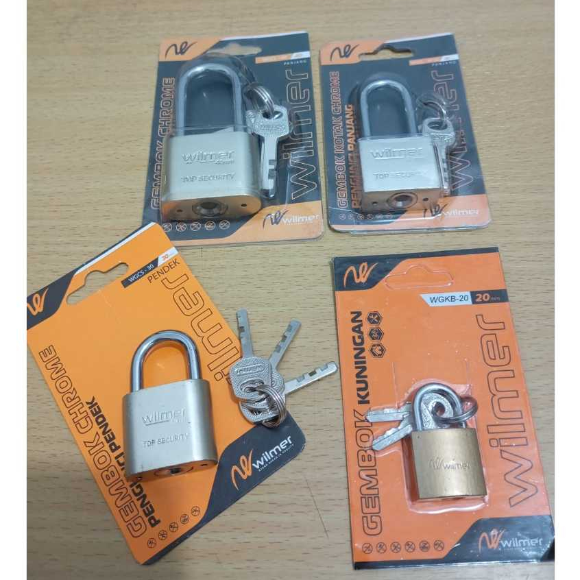 GEMBOK PAGAR/PINTU/RUMAH/ANTI KARAT WILMER/TOP SECURITY