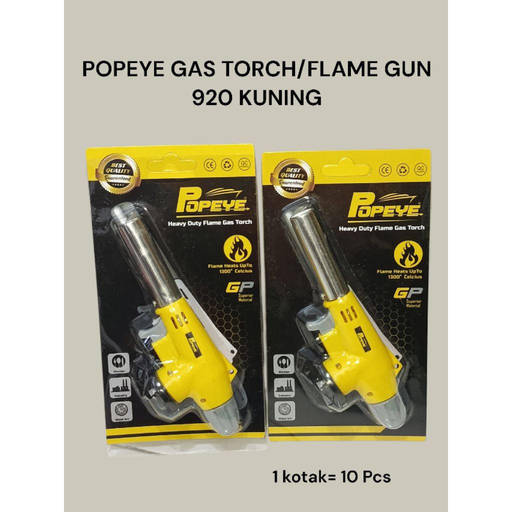 POPEYE GAS TORCH/FLAME GUN 920 KUNING