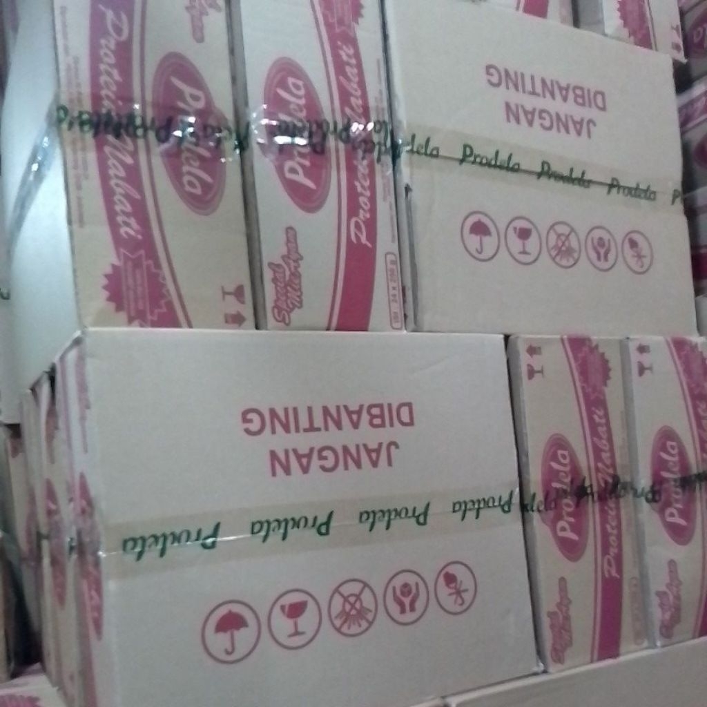 PRODELA protein nabati pengganti daging vegetarian( duz isi 24 bungkus)