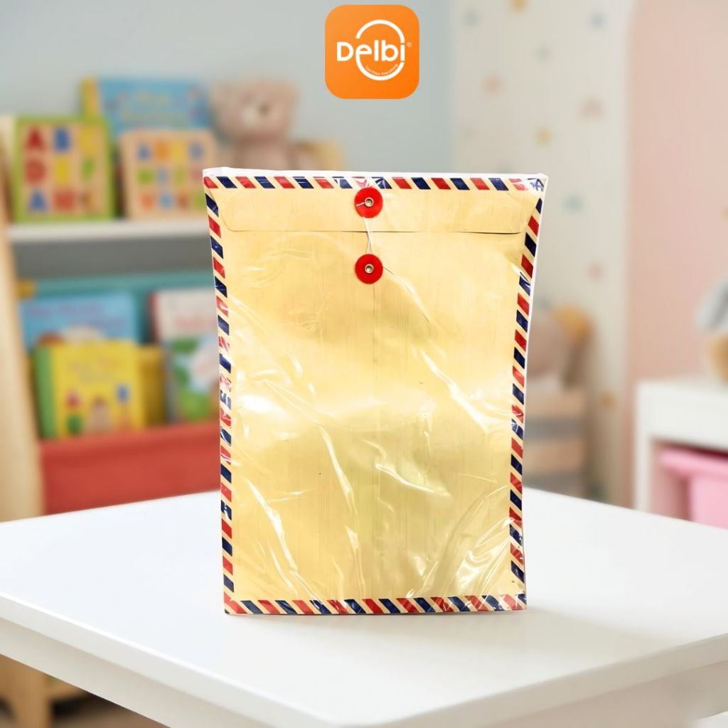 DELBIHOUSE - Amplop Tali 311 Map Coklat Lamaran Dokumen File Folio Besar BX100