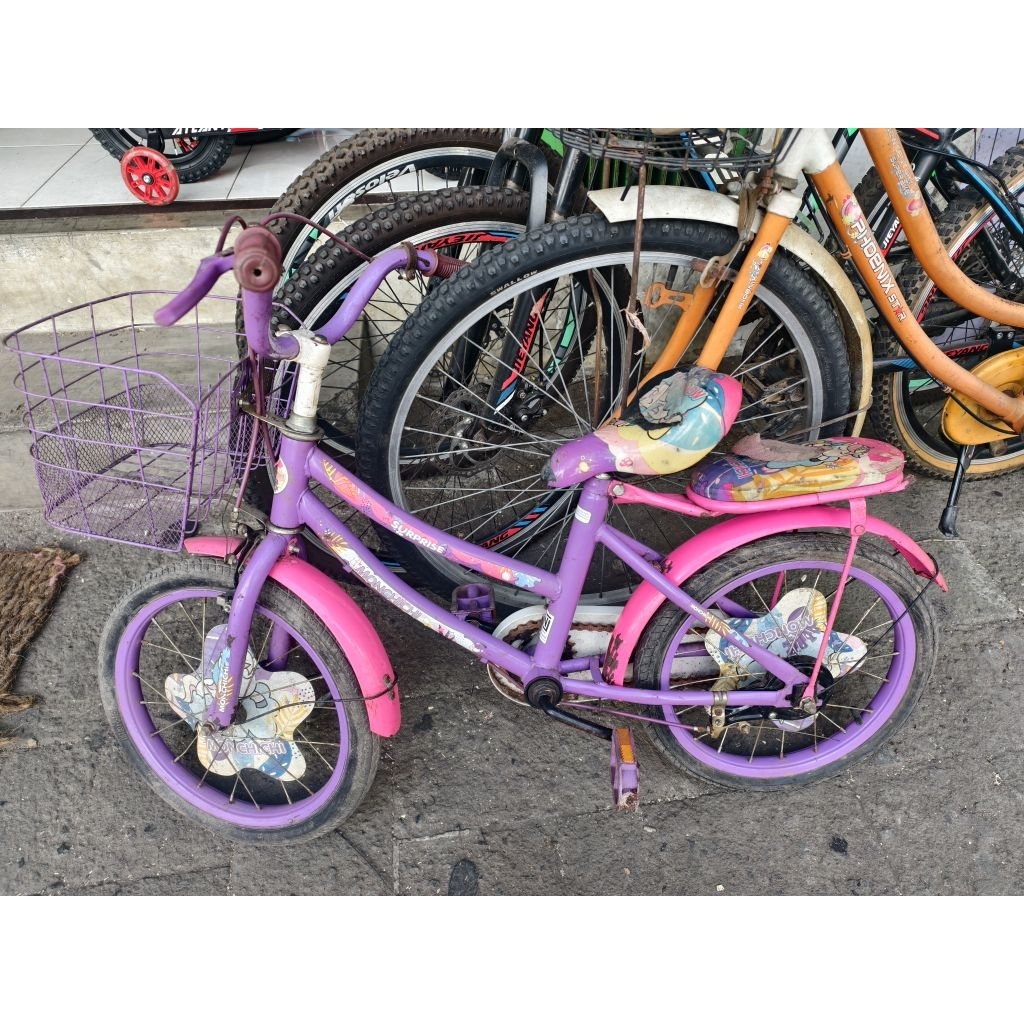 BEKAS SEPEDA MINI 16 MONCHICHI