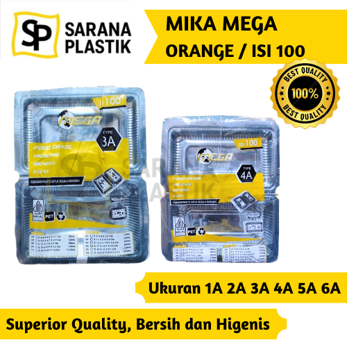 Mika Mega 1A 2A 3A 4A 5A 6A TEBAL / Mika Kue Plastik