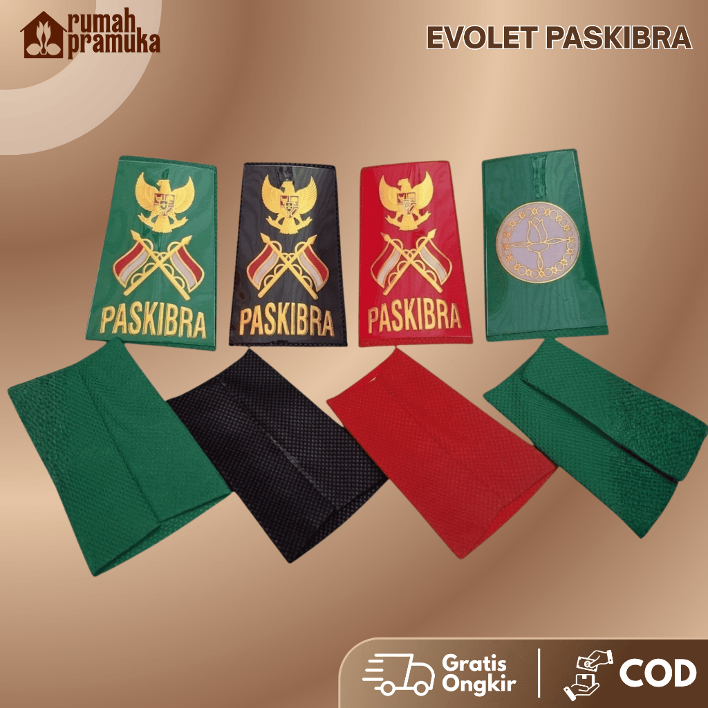 [COD] Sepasang Evolet Melati Paskibra Fiber