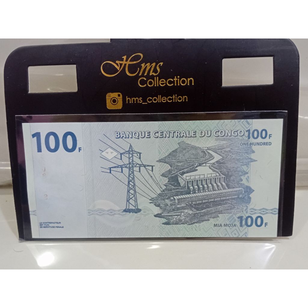 Mancanegara Uang Congo 100franc UNC untuk Numismatik dan Koleksi