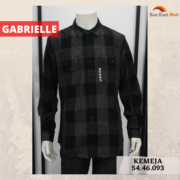 GABRIELLE KEMEJA FLANEL KOTAK-KOTAK TERBARU // 5446093