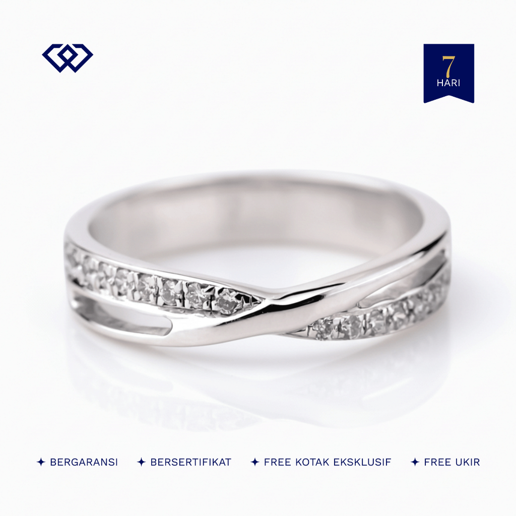Winata Jewelry Cincin Cewek Nikah Kawin Perak