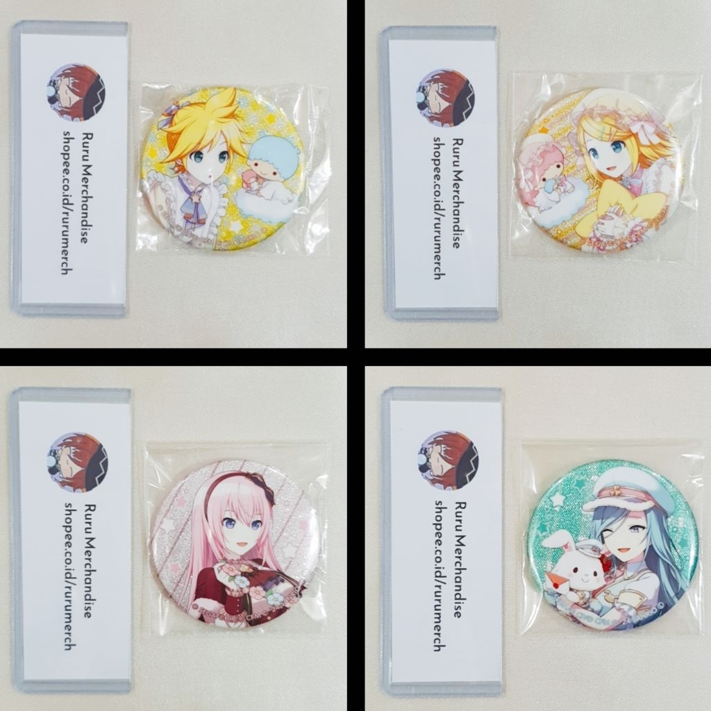 Project Sekai Proseka Glitter Can Badge Sanrio