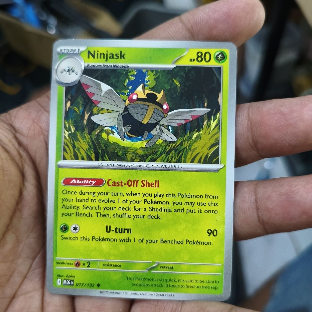 ninjask tcg pokemon / kartu pokemon