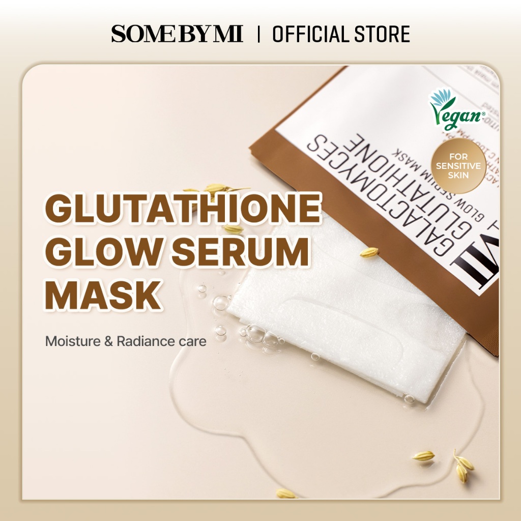 SOME BY MI GALACTOMYCES  GLUTATHIONE GLOW SERUM MASK [22g]