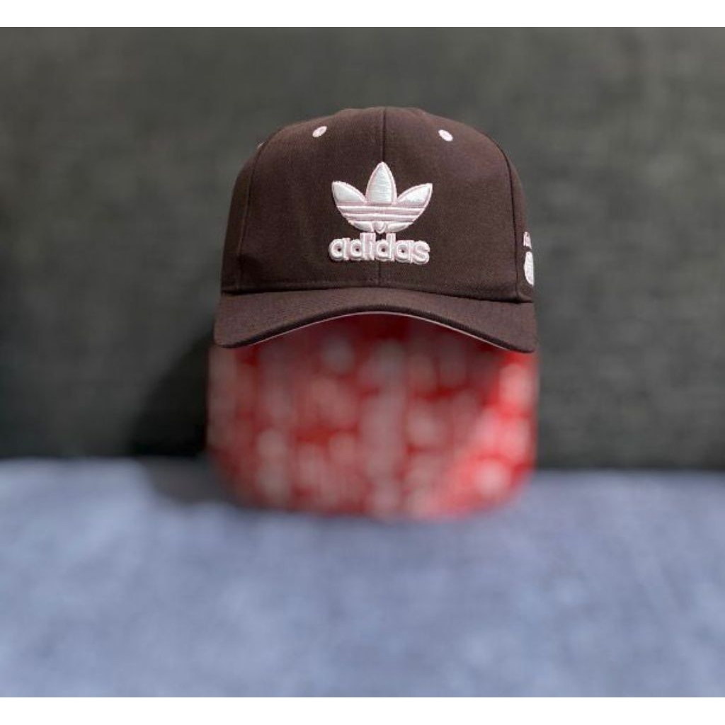 Topi Adidas Trefoil Original Modern 2.0 Structured Cap Shadow Brown Second