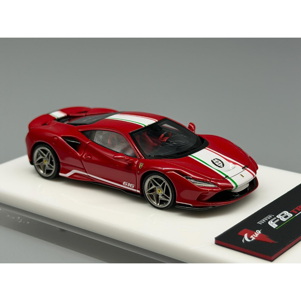 GUO FERRARI F8 TRIBUTO REC HEC EVENT CAR LIMITED EDITION RESIN GUO FERRARI F8 TRIBUTO RED LIMITED ED