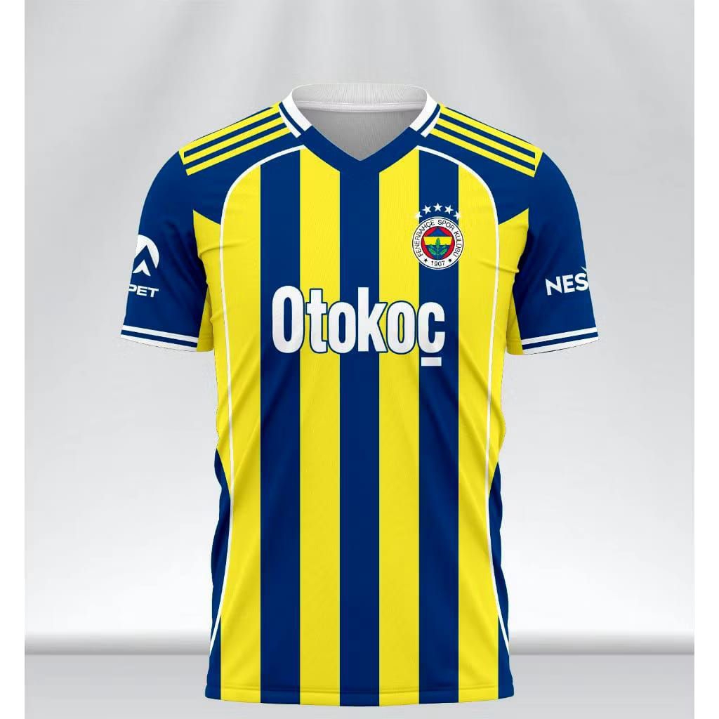 Jersey Fenerbahce Home Away Full Printing Gratis Nama dan No Punggung.