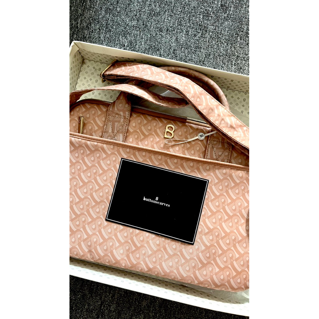 Buttonscarves Laptop Bag (Bimu Laptop Bag Brown)