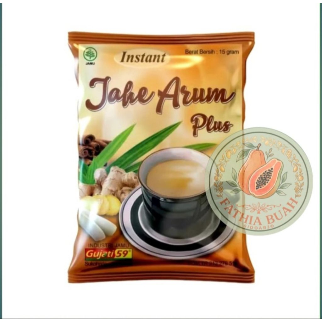 Jahe Instan Gujati Jahe Arum 1 Dus Isi 20 Renceng