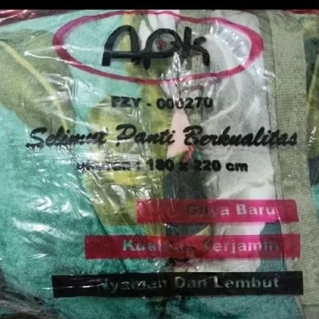 1 pcs SELIMUT APK UK 180X220