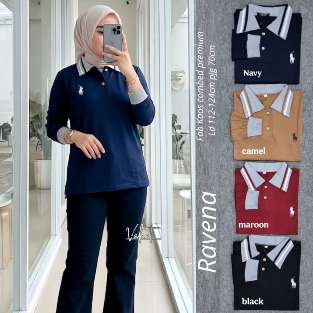 kellen top ori alfashion tunik jumbo ld 130 ld 140 sofia kaos knit oversize big size blouse kaos len