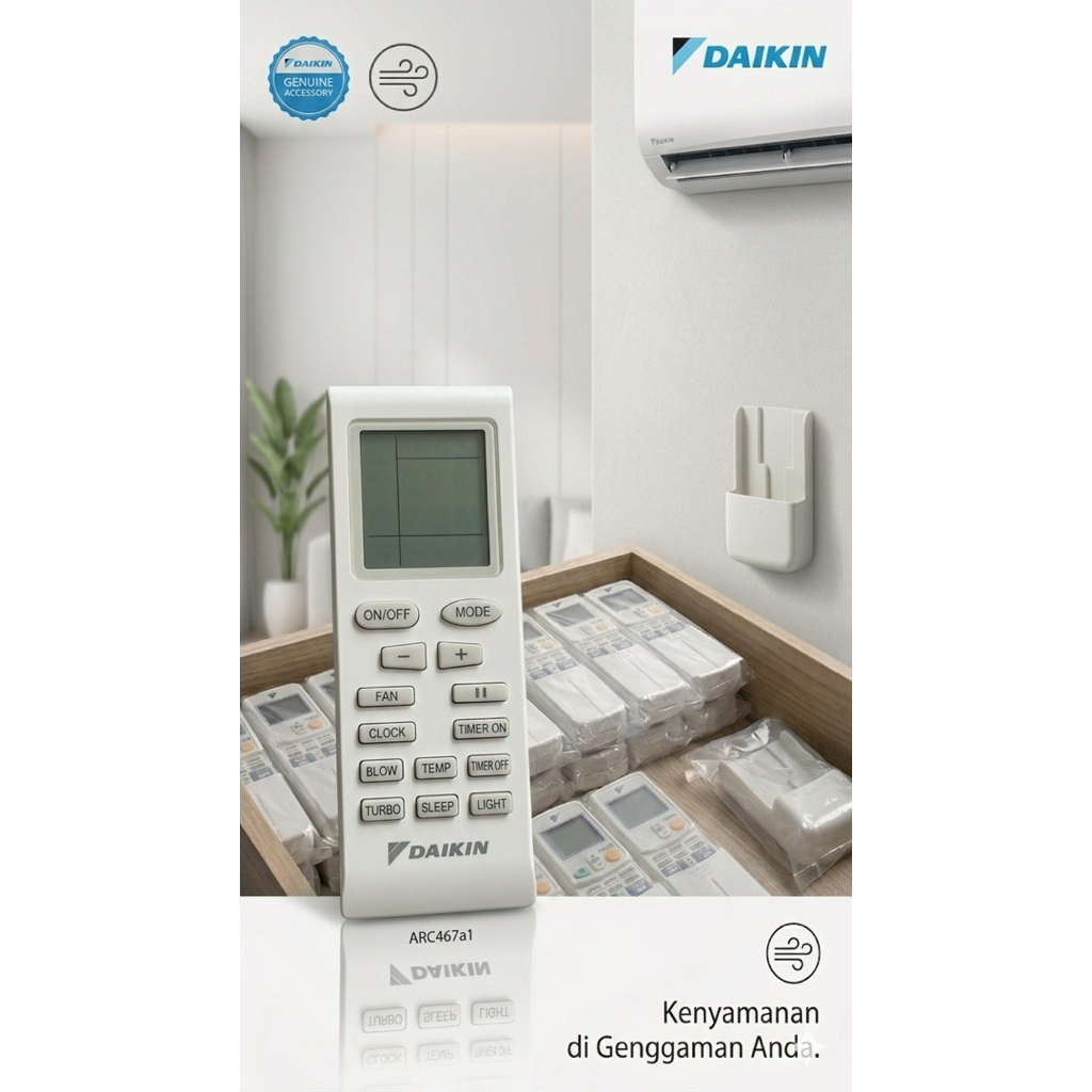 Remote AC Daikin ARC467A1 Original