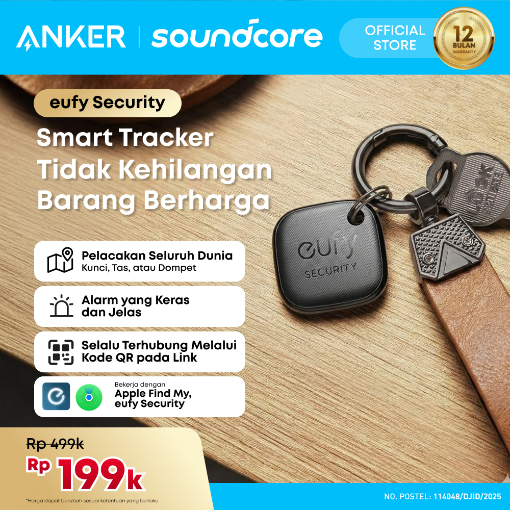 eufy Security by Anker SmartTrack Link (Black, 1-Pack), Android not Supported, Works with Apple Find