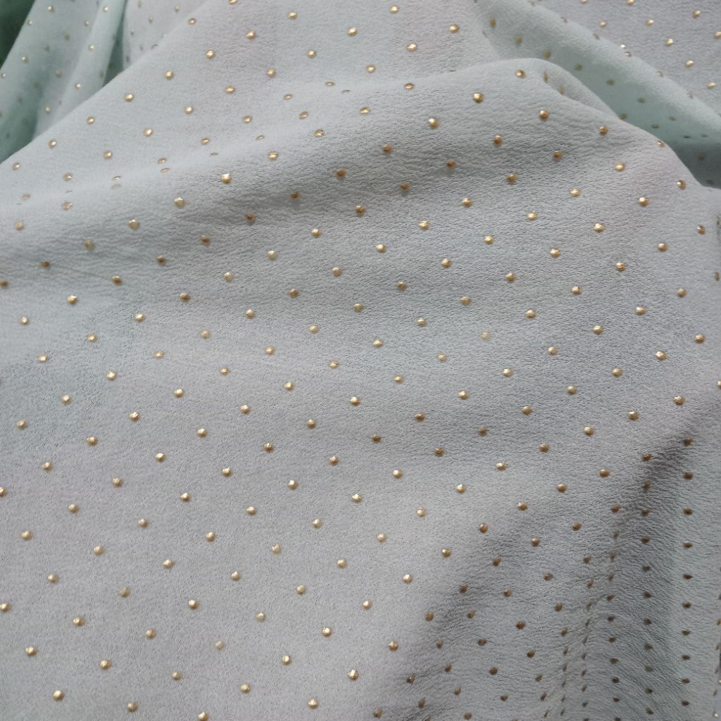 kain Ceruti babydoll motif dot timbul premium -sifon Ceruti harga/0,5m