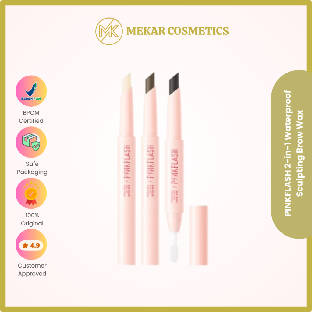PINKFLASH 2-in-1 Waterproof Sculpting Brow Wax