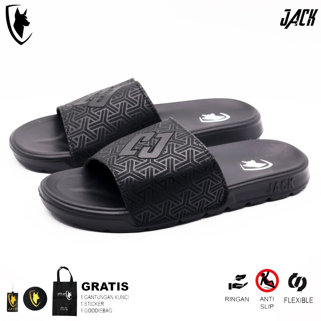 JACK IDN - Sandal Slide Pria Sendal Slop Flip Flop | Sandal Slop Pria URBAN