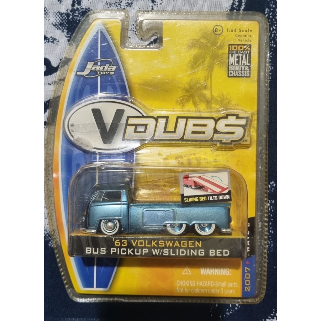 Jada skala 64 VW bus pickup slidingbed