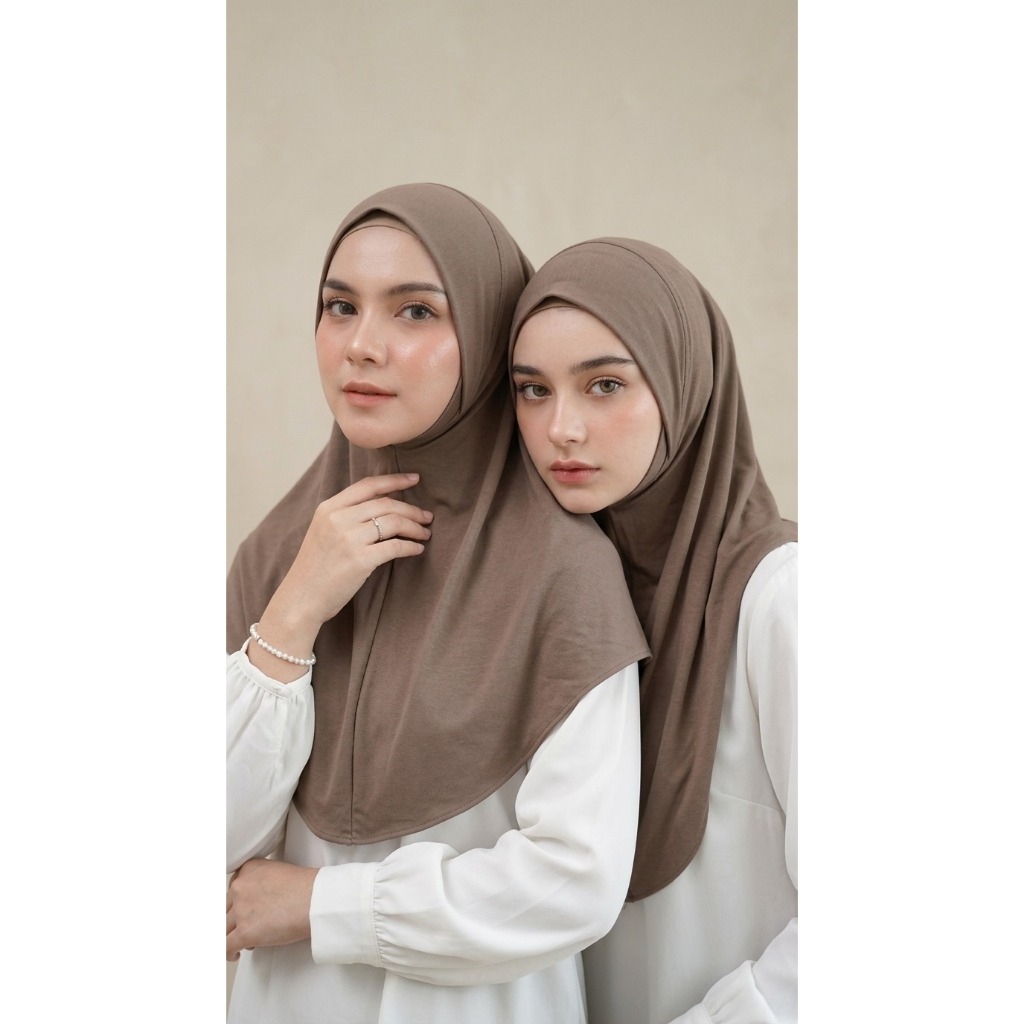 HIJAB BERGO DAGU MALAYSIA JERSEY PREMIUM  /HIJAB MALAYSIA SOFT PET