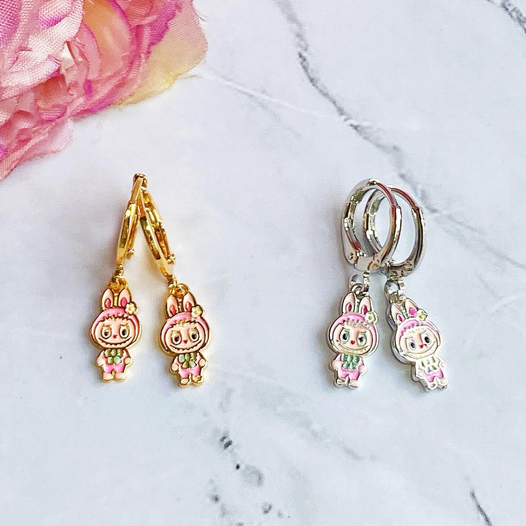 Anting Anak Labubu Titanium Anti Karat