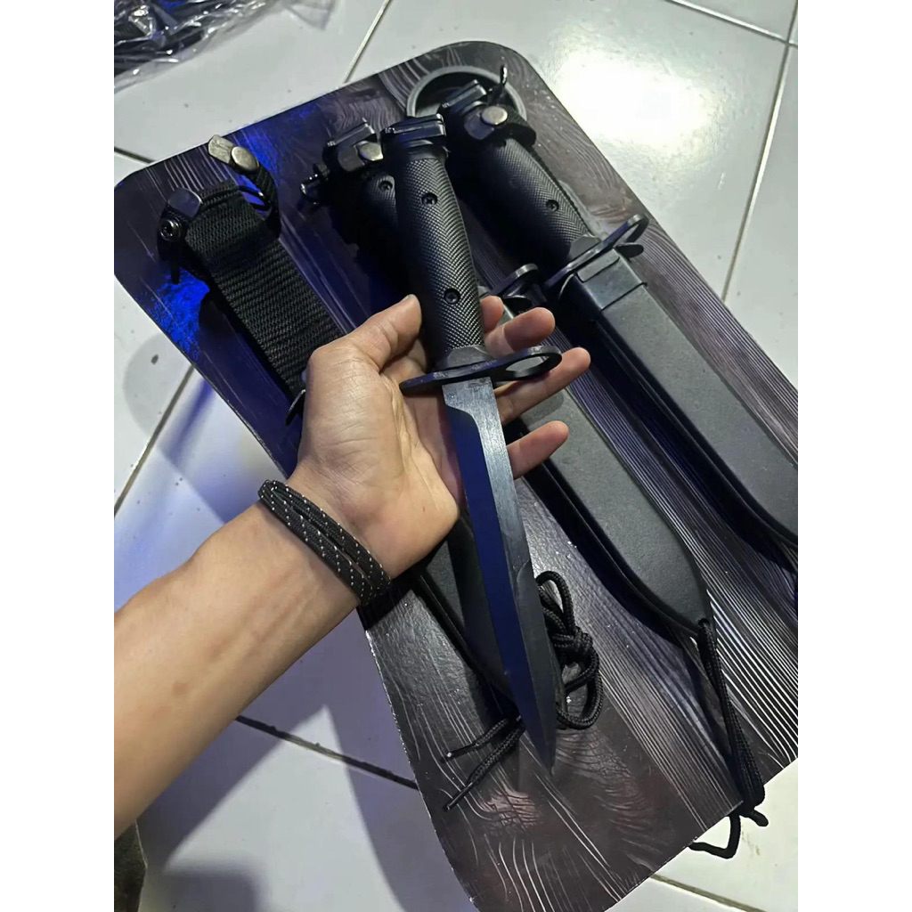 sangkur pindad ss1 solo bisa reques nama tni black