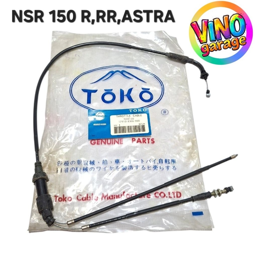 Level Up Throttle Cable NSR150 - Kabel Gas NSR - Tali Gas NSR 150 R / RR / ASTRA TAHAN LAMA GOOD QUA
