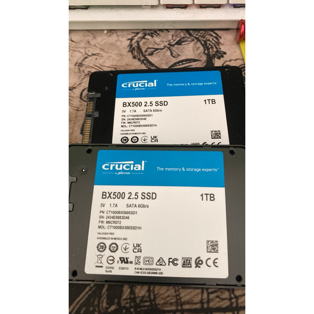 ssd crucial 1tb 2pcs