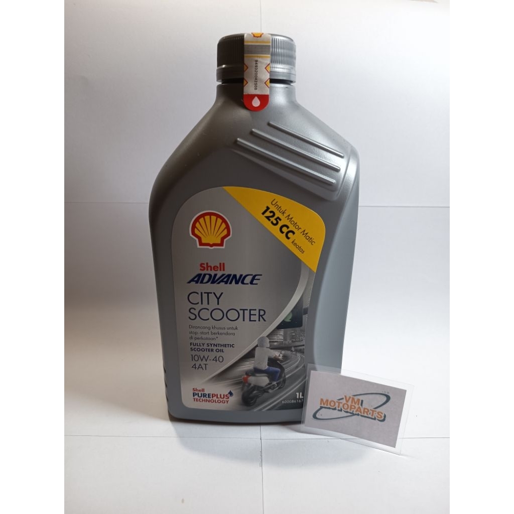 Oli Shell City Scooter 10W-40 1L Original Shell Advance