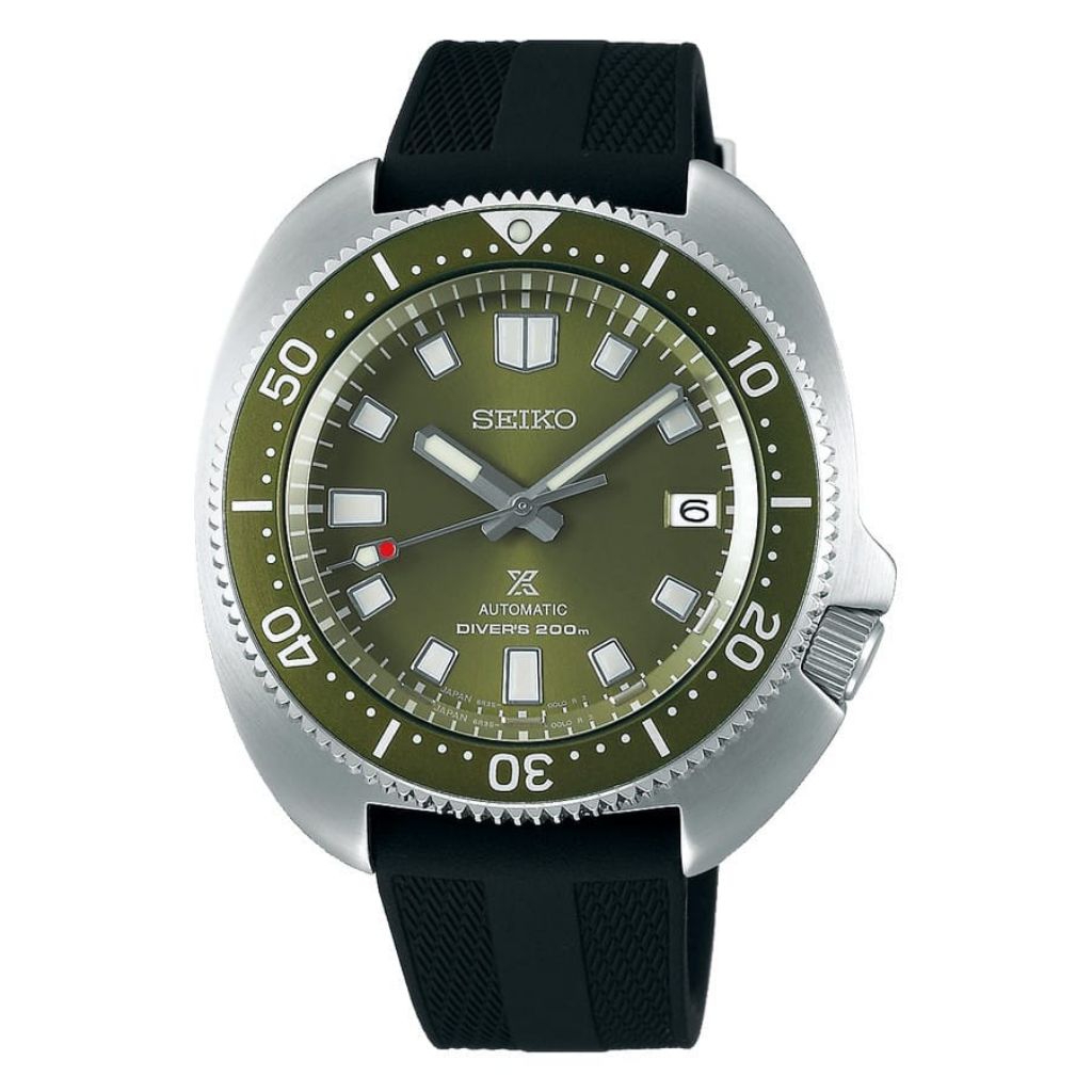 Jam Tangan Pria SEIKO Prospex Turtle Diver Reissue SPB153J1 spb153 Captain Willard Green Dial Origin