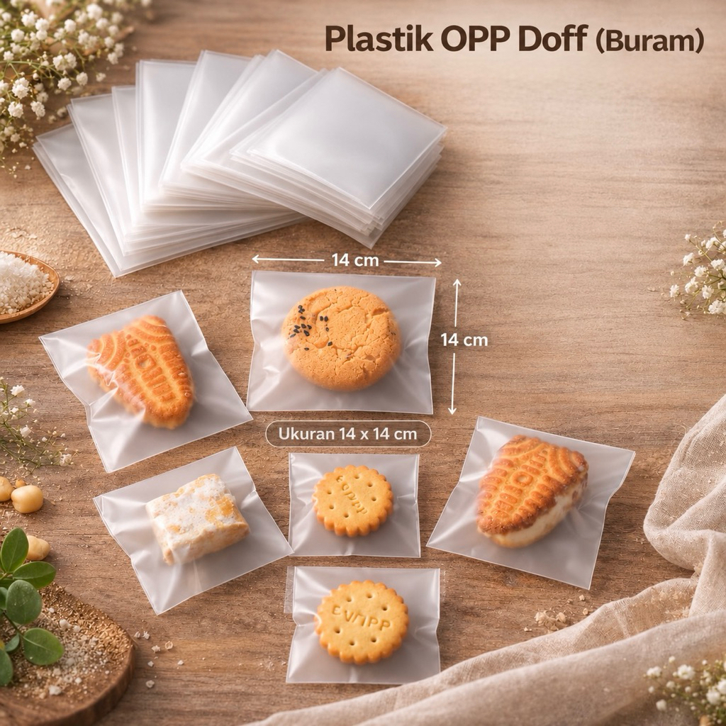 Packaging / Plastik Cookies OOP Matte Doff