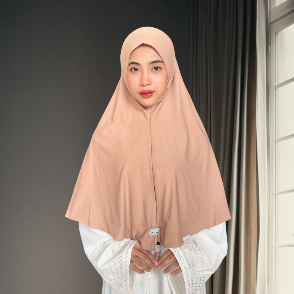 Zahira - Hijab Instan Zahira Dagu size L instan Malay // Bergo Dagu hijab dagu jersey premium