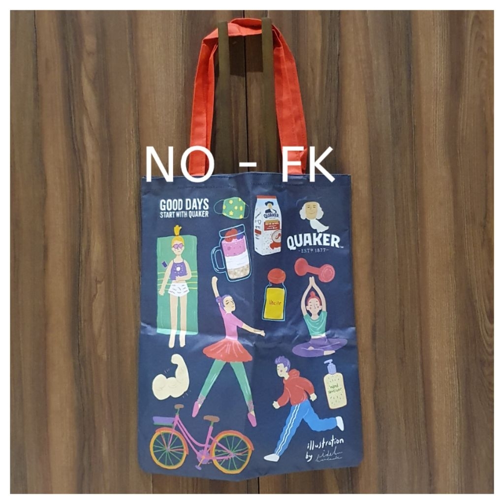 tas totebag quaker oats