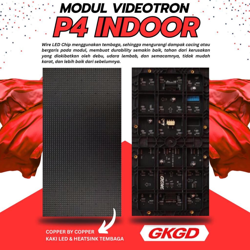 MODUL LED PANEL VIDEOTRON P4 INDOOR GKGD