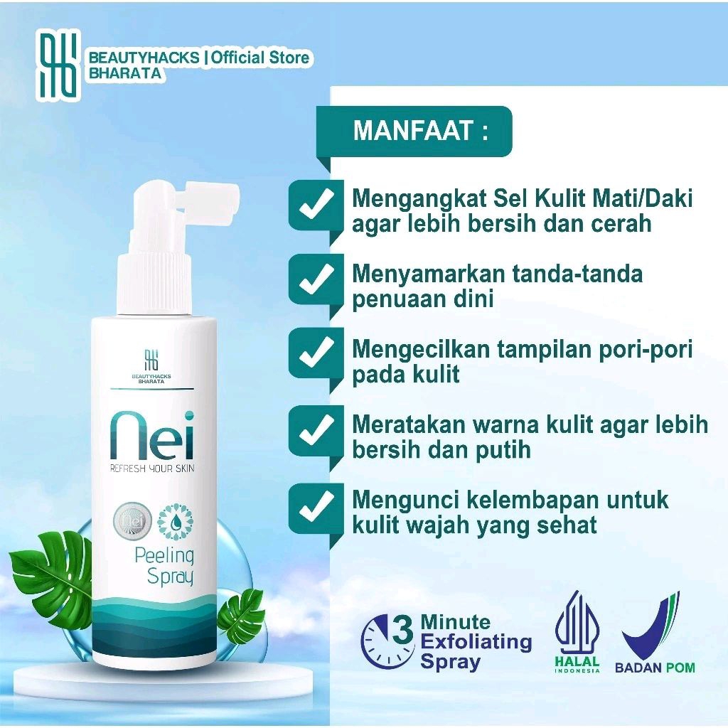 Sale Nei Peeling Spray 90 ML Penghilang Daki