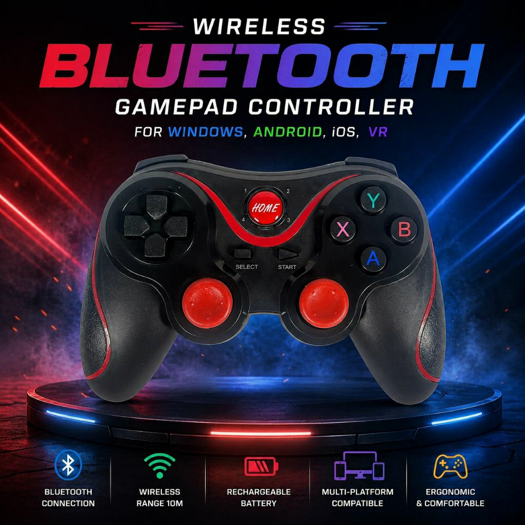 Terios Bluetooth Wireless Gamepad Controller Android iOS Smart TV Box /Terios X3 Wireless Bluetooth 