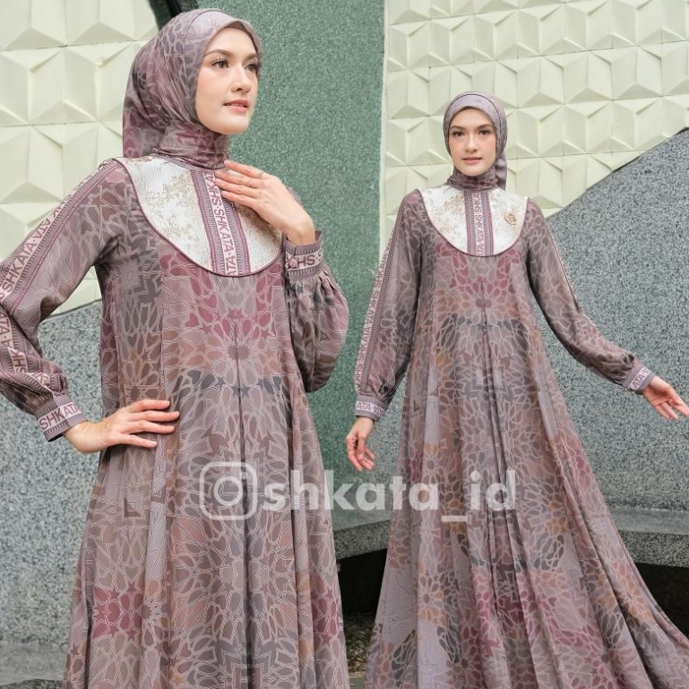 Rosaline set scraft/Fiora set scraft/dress shkata terbaru ( ready stock )