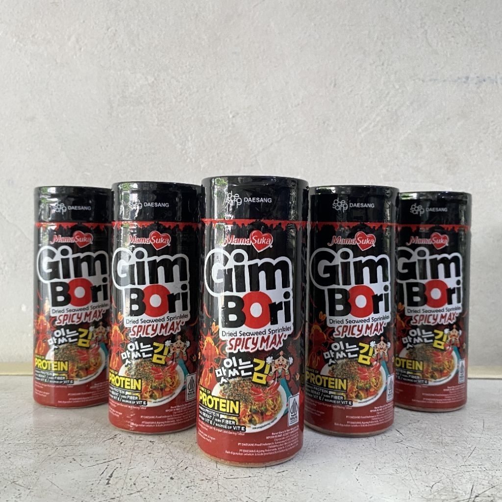Mamasuka gim bori spicy max 25 gram | nori taburan | mamasuka taburan nori